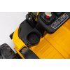 CAR-26B sárga elektromos gyermek kotrógép | 4x4 | RC 2.4Ghz | EKO bőr | 12V10Ah