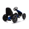 Gyermek pedálos gokart Mercedes XMX610 kék | ECO bőr | Állítható ülés