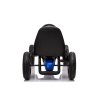 Gyermek pedálos gokart Mercedes XMX610 kék | ECO bőr | Állítható ülés