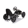 Gyermek Mercedes XMX610 fehér pedálos gokart | ECO bőr | Állítható ülés