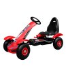 Duzy Gokart Pompowane Kola Czerwony [36597] 1200