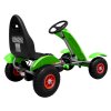 Duzy Gokart Pompowane Kola Zielony [36590] 1200