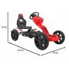 4227 1 detska slapaci motokara grand ride cervena
