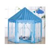 dětský stan zámek modrý2
