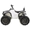 Gyermek elektromos quad vezérlővel, EVA kerekekkel, fehér