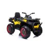 Dětská elektrická čtyřkolka 4x4 žlutá2