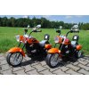 Gyermek elektromos motorkerékpár Chopper narancs