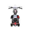 dětská elektrická motorka chopper bílá (2)