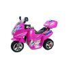Dětská elektrická motorka růžová4