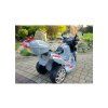 Dětská elektrická motorka stříbrná06