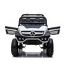 mamido Dětské elektrické autíčko Mercedes Unimog 4x4 bílé 4