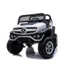 mamido Dětské elektrické autíčko Mercedes Unimog 4x4 bílé 5