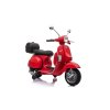 Dětský elektrický skútr Vespa 2x45W červený2
