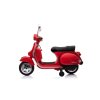 Dětský elektrický skútr Vespa 2x45W červený4