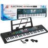172558 detsky keyboard cerny s mikrofonem