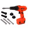 Dětská vrtačka s vrtáky oranžová2