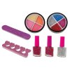 Make up sada pro děti Kosmetika růžový třpytivý kufr5
