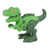 Dinosaurus Tyrannosaurus Rex s vejcem a šroubovákem zelený2