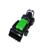 Dětský elektrický traktor s radlicí zelený2
