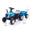 Dětský elektrický traktor s vlečkou New Holland T7 S modrý03