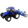 Távirányítós traktor 1:24 Blue Plate aggregát fémből