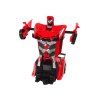 Robot Transformer 2 az 1-ben elektromos játékautó R/C távirányítóval piros színben