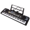 199887 2 keyboard mq 6119l s mikrofonem cerny