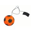 Narancssárga PU futballlabda gumi jojo zsinórral, 6 cm-es visszapattanáshoz