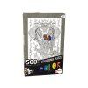 198510 2 puzzle k vymalovani slon 500 dilku