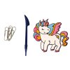 Ablakmatricák Bútor Unicorn DIY 8 színben csillogó