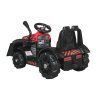 Dětský elektrický traktor s radlicí červený05