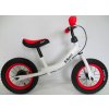 Gyermek futókerékpár R3 R-Sport 12" piros-fehér színben fékkel és csengővel