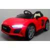 Audi R8 Sport elektromos autó EVA kerekekkel és piros bőrrel, távirányítóval