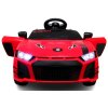 Cabrio A1 elektromos játékautó piros színben ringató funkcióval és pilótavezérléssel