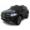 Mercedes EQA elektromos játékautó fekete színben távirányítóval, bőrüléssel, EVA kerekekkel és ringató funkcióval