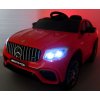Mercedes GLC63s elektromos játékautó 4x4-es meghajtással feltűnő piros színben és bőrben