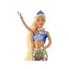 Mermaid Doll Kék Hosszú Szőke Haj Mermaid Tail Flitterek