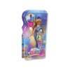 Mermaid Doll Kék Hosszú Szőke Haj Mermaid Tail Flitterek