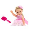 pol pl Lalka Rozowa Sukienka Dlugie Wlosy Spinka Szczotka 38cm 18173 3
