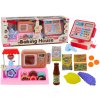 Play set édességbolt pénztárgéppel és mikrohullámú sütővel