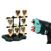 Fegyverkészlet céltáblával és habos darts Dinosaurs green