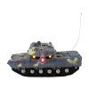 Távirányítós katonai tank terepszínű és lövöldözés hangokkal