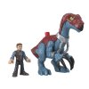 Jurassic World Imaginext Therizinosaurus és Owen figurák készlet