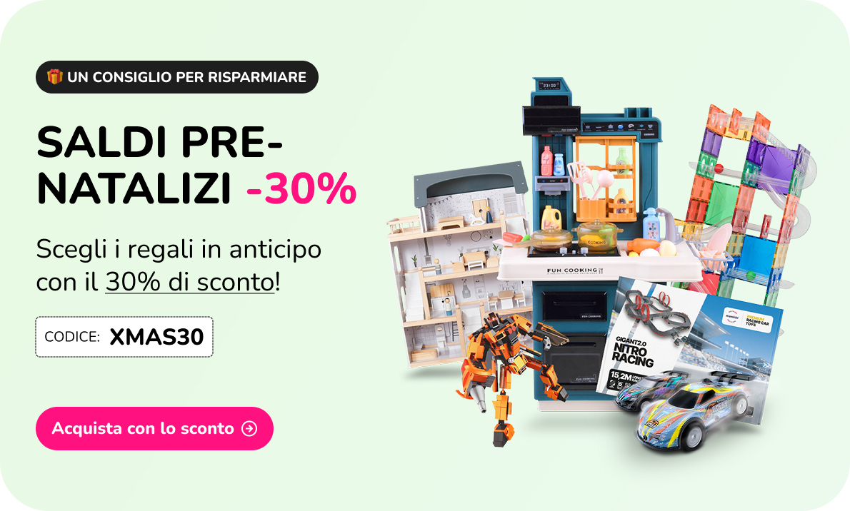 Saldi pre-natalizi -30%