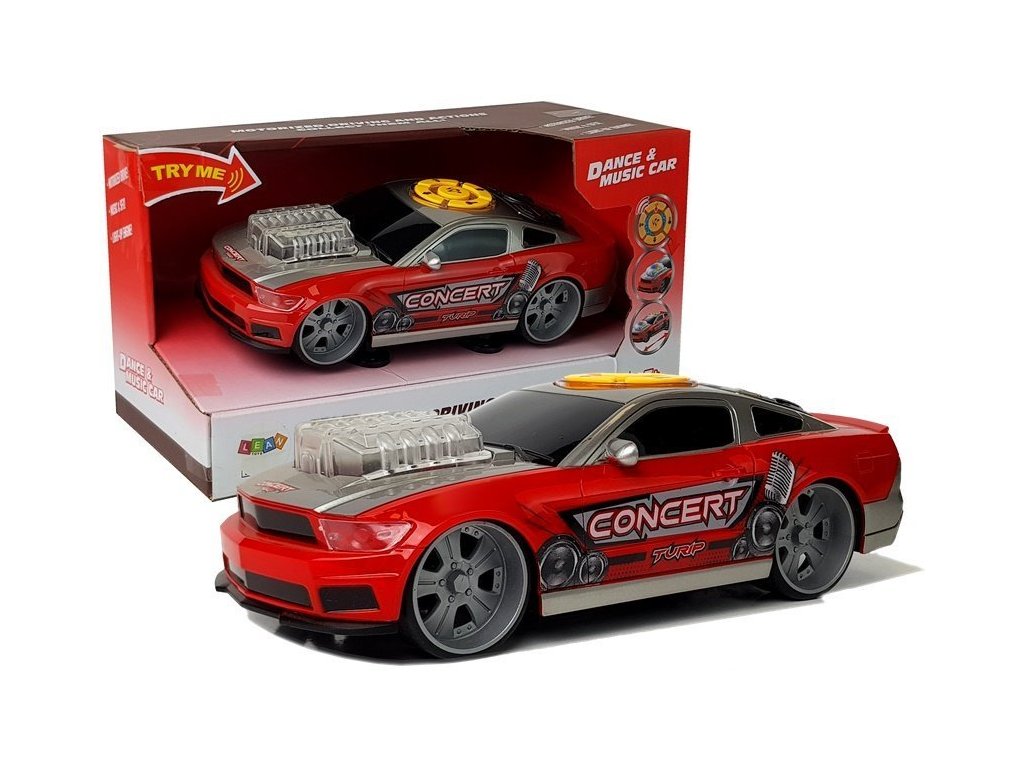 Autíčko DJ s panelem a reproduktorem