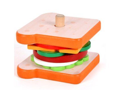 Panino di legno 8 pezzi con 10 ricette