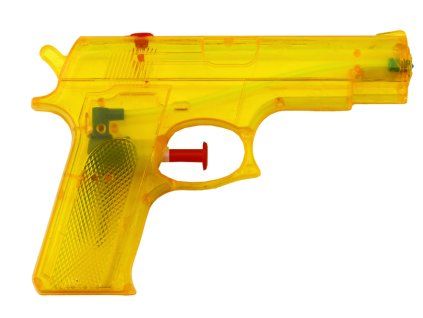 Piccola pistola ad acqua gialla
