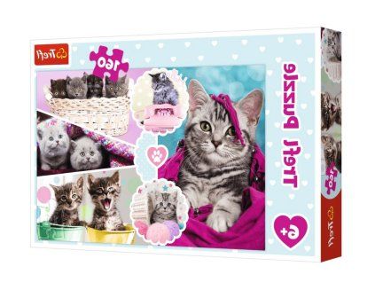 Puzzle 160 pezzi Gattini Carini Trefl 15371