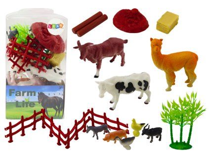 Set di figurine animali domestici 26 pezzi