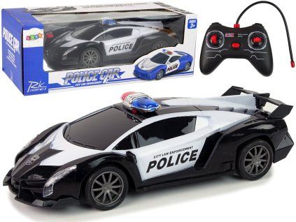 Auto della polizia da corsa radiocomandato R/C